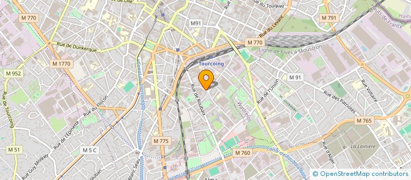 localisation de l'entreprise BOUDA BTP  TOURCOING