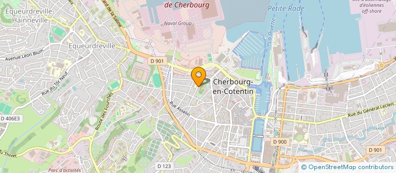 localisation de l'entreprise BOUDARD - BESUELLE - MENANT à CHERBOURG-EN-COTENTIN