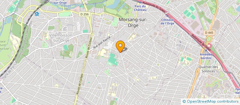 localisation de l'entreprise BOUDAUD à MORSANG-SUR-ORGE
