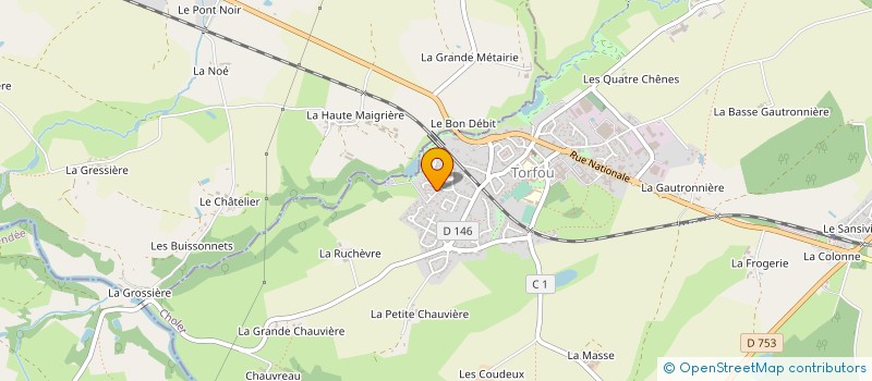 localisation de l'entreprise BOUDAUD CEDRIC à SEVREMOINE