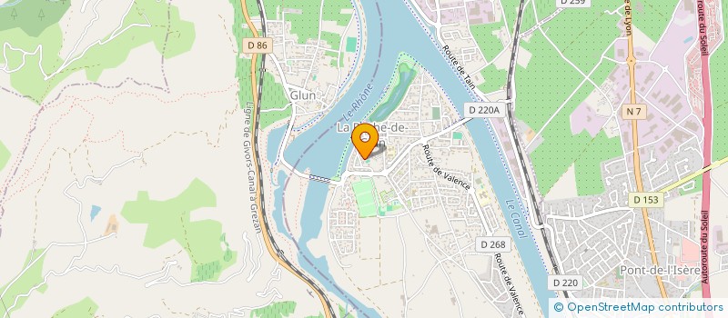 localisation de l'entreprise BOUDDHA  LA ROCHE-DE-GLUN