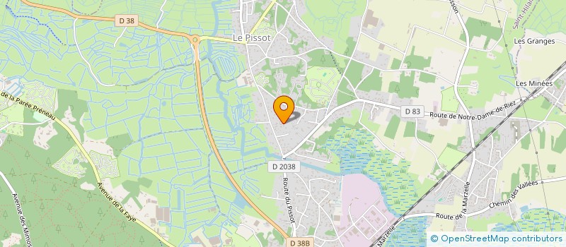 localisation de l'entreprise BOUDDHA BLEU à SAINT-HILAIRE-DE-RIEZ