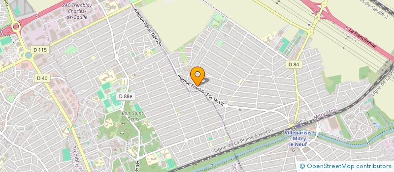 localisation de l'entreprise BOUDDOUNT IMMO  MITRY-MORY