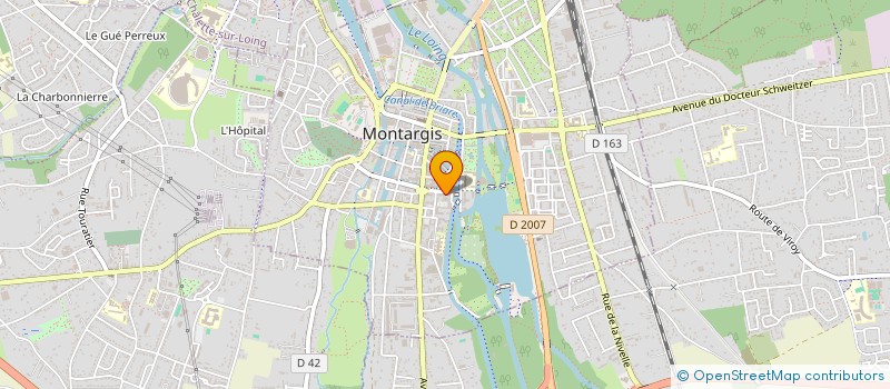 localisation de l'entreprise BOUDEAU FILS à MONTARGIS
