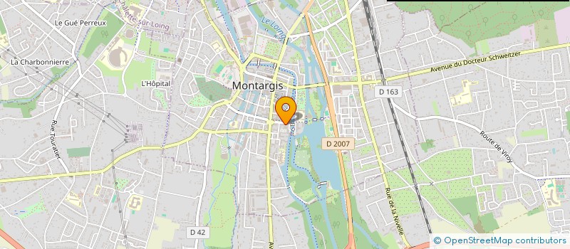 localisation de l'entreprise BOUDEAU FRERES à MONTARGIS