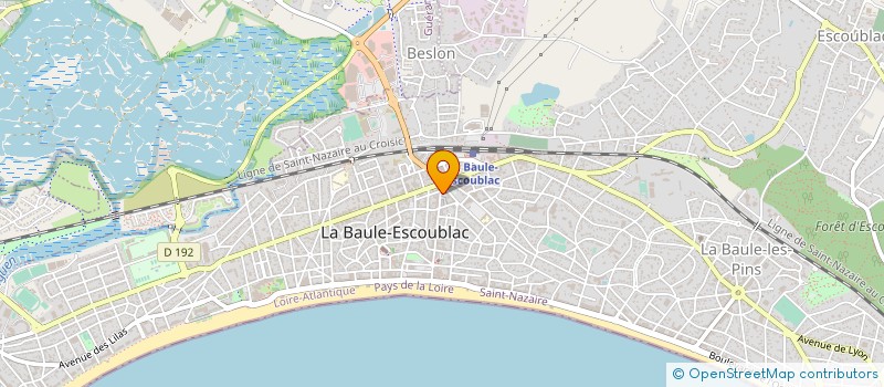 localisation de l'entreprise BOUDESSEUL IMMOBILIER à LA BAULE-ESCOUBLAC