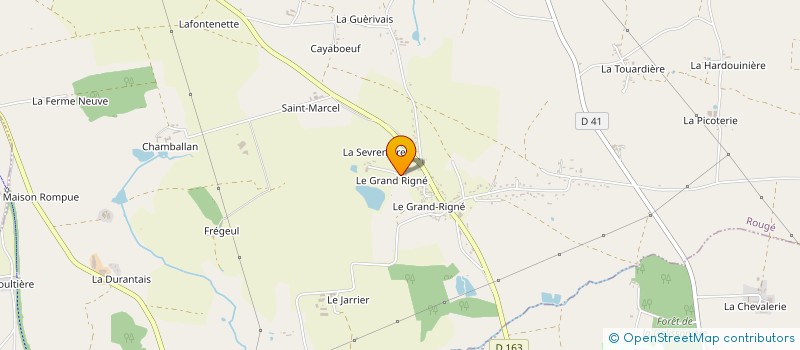 localisation de l'entreprise BOUDET  ROUGE