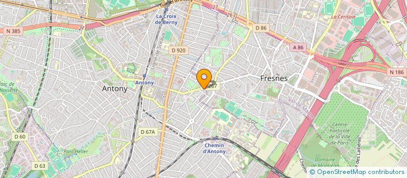 localisation de l'entreprise BOUDET & LUISETTI ASSOCIES  ANTONY