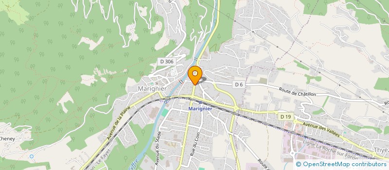 localisation de l'entreprise BOUDHA ZEN  MARIGNIER