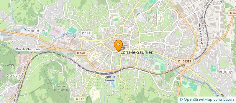 localisation de l'entreprise BOUDIER INGENIERIE à LONS-LE-SAUNIER