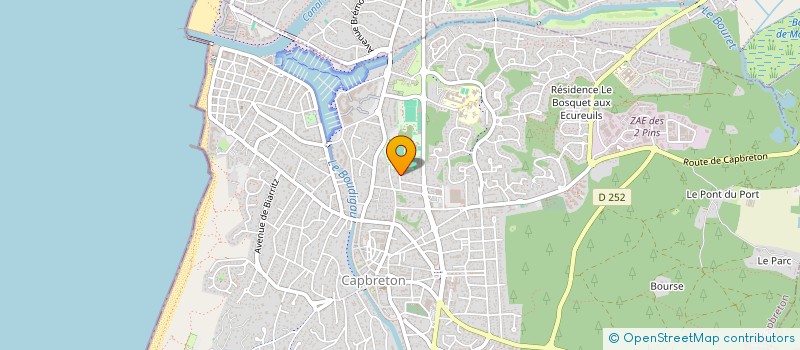 localisation de l'entreprise BOUDIGAU SOCIAL CLUB  CAPBRETON