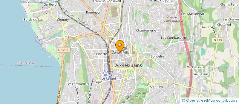 localisation de l'entreprise BOUDILLON  AIX-LES-BAINS