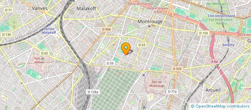 localisation de l'entreprise BOUDINA DEICKERT  MONTROUGE