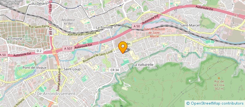 localisation de l'entreprise BOUDJADIAN à MARSEILLE