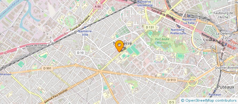 localisation de l'entreprise BOUDLAL TAXI  NANTERRE