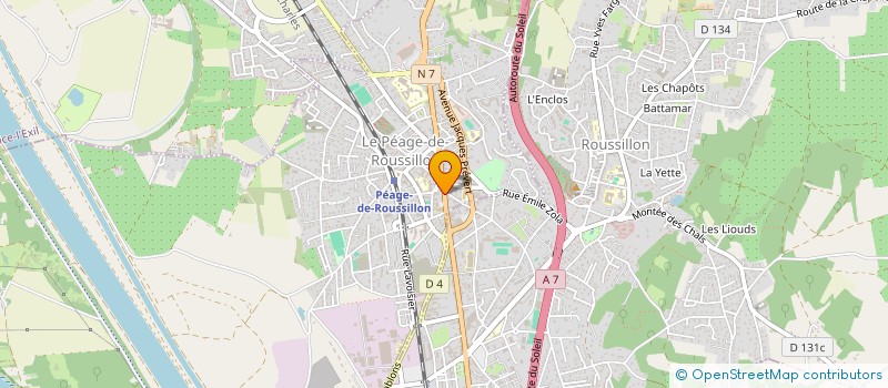 localisation de l'entreprise BOUDOIR BOHEME à VIENNE