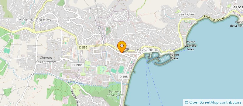 localisation de l'entreprise BOUDOIR DU MONDE à LE LAVANDOU
