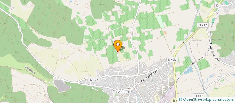 localisation de l'entreprise BOUDON  CALVISSON