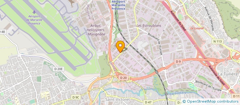 localisation de l'entreprise BOUDON SA à VITROLLES