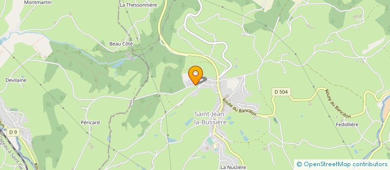 localisation de l'entreprise BOUDOT RAYMOND ET BOUDOT BERNARD  SAINT-JEAN-LA-BUSSIERE