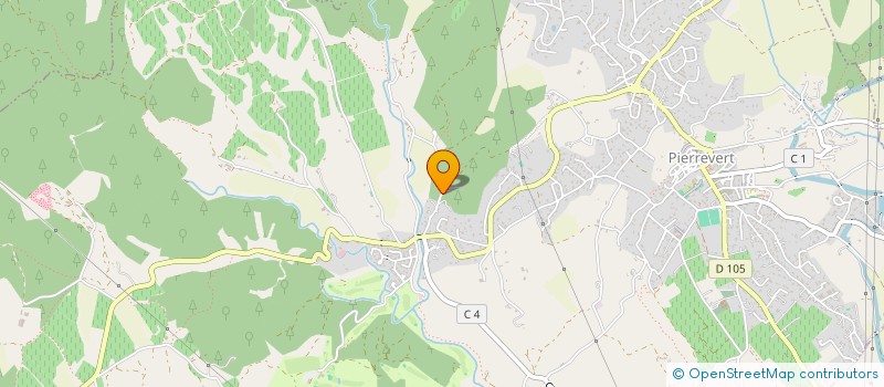 localisation de l'entreprise BOUDOULOU  PIERREVERT