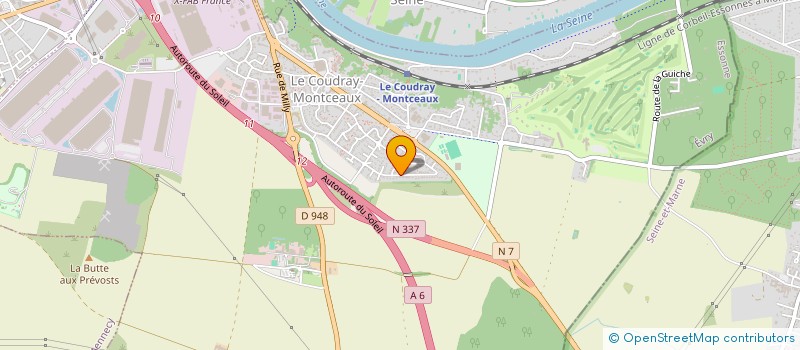 localisation de l'entreprise BOUDOUR à LE COUDRAY-MONTCEAUX