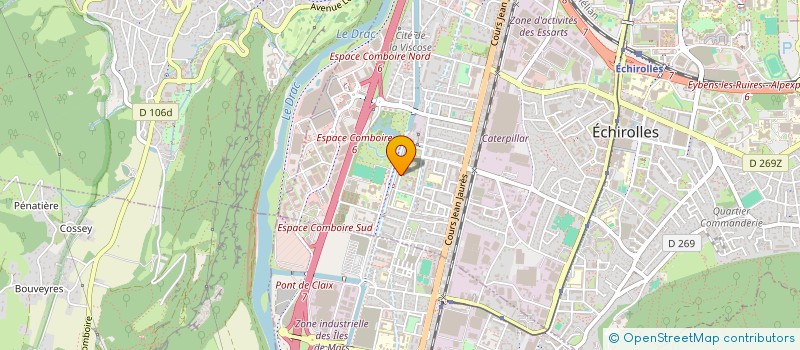 localisation de l'entreprise BOUDRIR COMPANY  ECHIROLLES