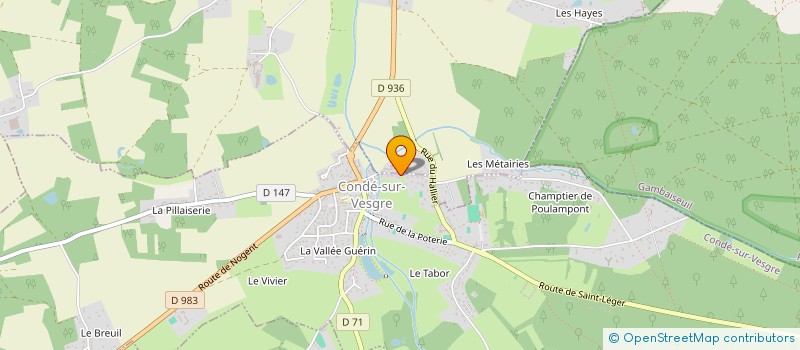 localisation de l'entreprise BOUDROT - PETIT  BOURDONNE