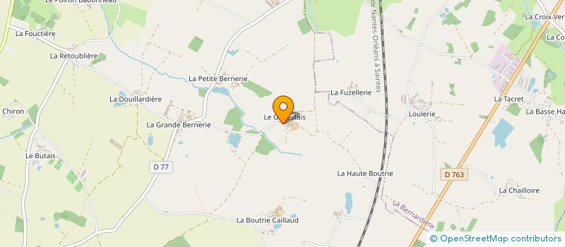 localisation de l'entreprise BOUDROUSS à MONTAIGU-VENDEE