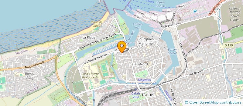 localisation de l'entreprise BOUDRY à CALAIS