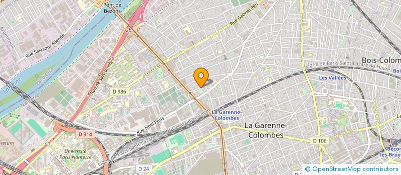 localisation de l'entreprise BOUDRY à COLOMBES