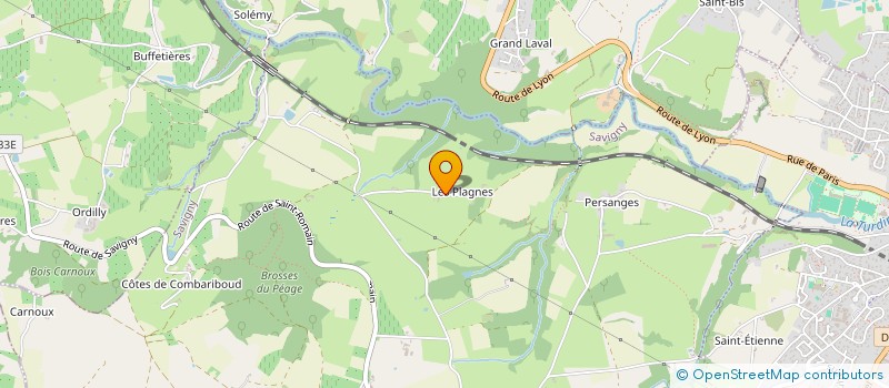 localisation de l'entreprise BOUDYFIL  SAVIGNY