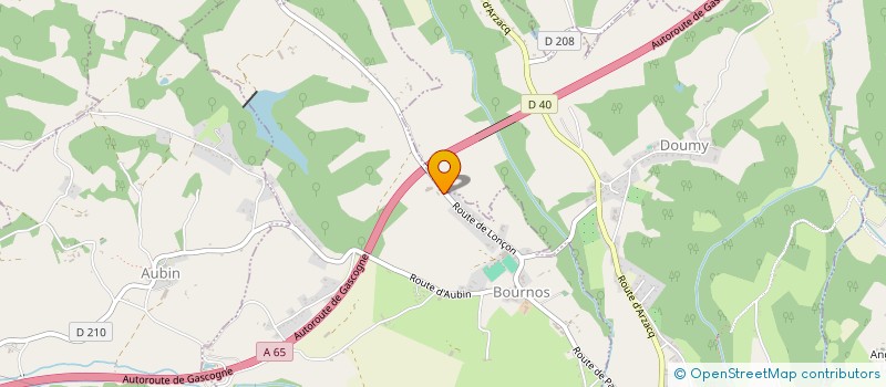 localisation de l'entreprise BOUE  BOURNOS