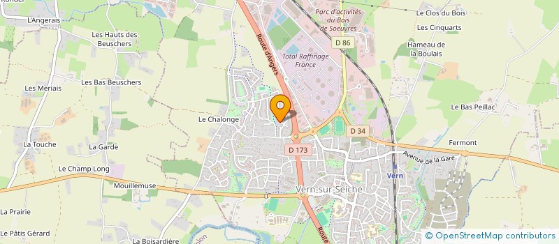 localisation de l'entreprise BOUE&CO  VERN-SUR-SEICHE