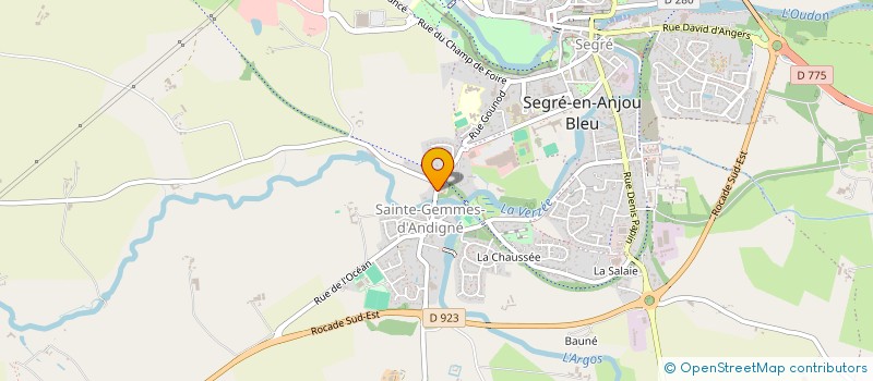 localisation de l'entreprise BOUE CONCEPT à SEGRE-EN-ANJOU BLEU