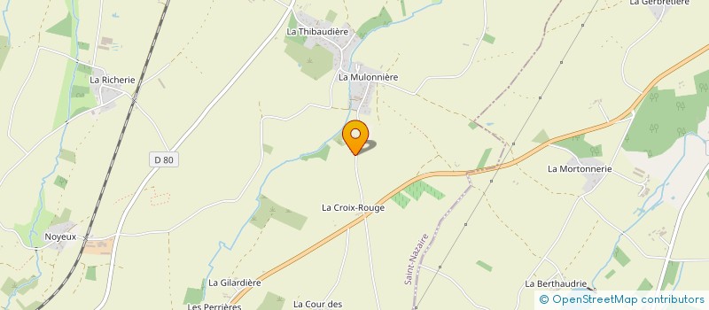 localisation de l'entreprise BOUE FABRICE  SAINT-HILAIRE-DE-CHALEONS