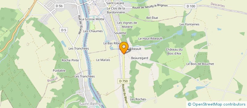 localisation de l'entreprise BOUE IMMO  ABILLY