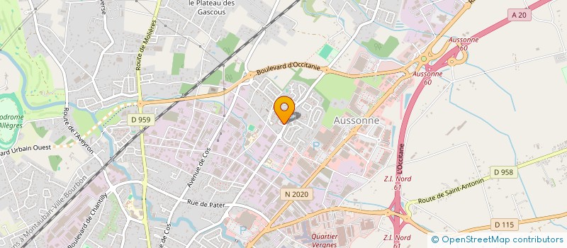 localisation de l'entreprise BOUE JFMR  MONTAUBAN