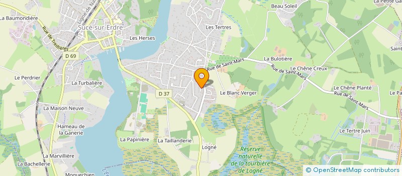 localisation de l'entreprise BOUE PICHOT  SUCE-SUR-ERDRE