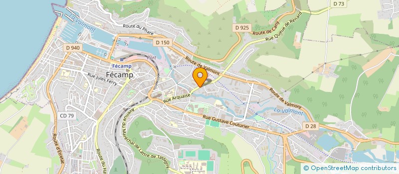 localisation de l'entreprise BOUENO  FECAMP