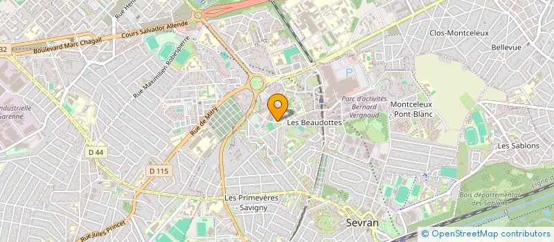 localisation de l'entreprise BOUESSO à SEVRAN