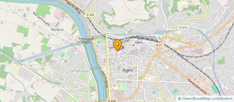 localisation de l'entreprise BOUET INVESTISSEMENT  AGEN