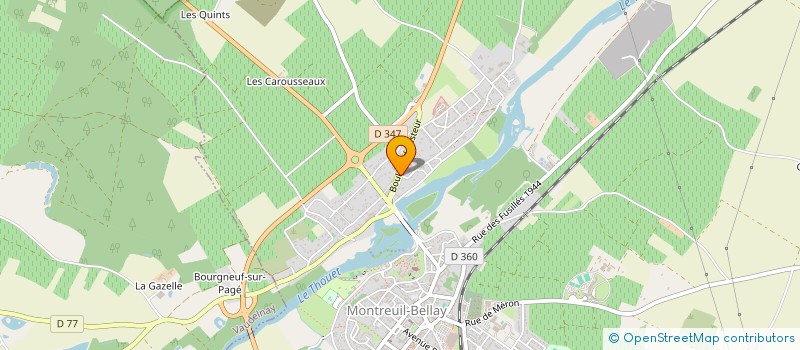 localisation de l'entreprise BOUET SAUMELEC à MONTREUIL-BELLAY