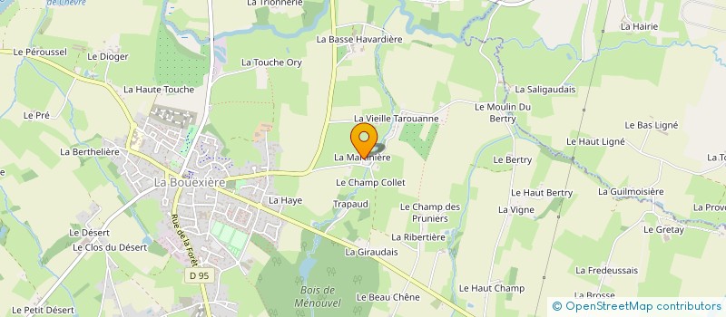 localisation de l'entreprise BOUEXAZIK  LA BOUEXIERE