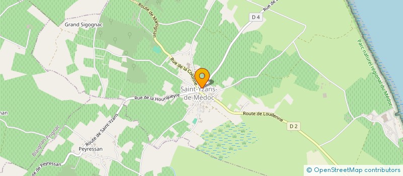 localisation de l'entreprise BOUEY GRANDS VINS ET CHATEAUX  SAINT-YZANS-DE-MEDOC
