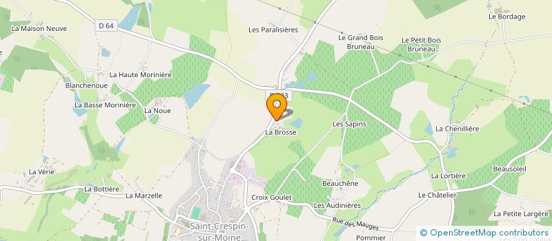 localisation de l'entreprise BOUFFARD  SEVREMOINE