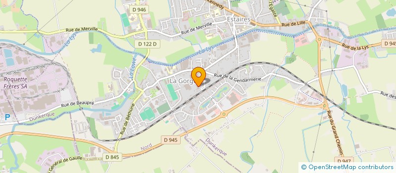 localisation de l'entreprise BOUFFART SERVICE  LA GORGUE