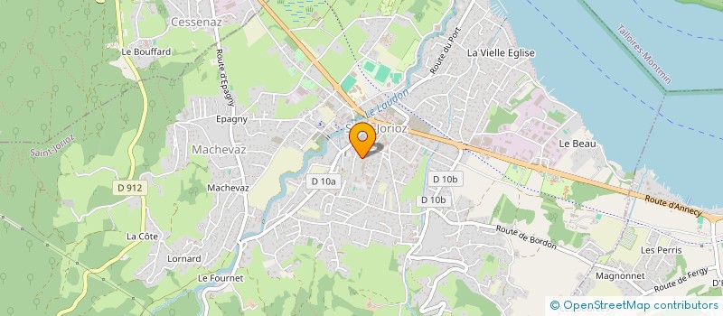 localisation de l'entreprise BOUFFEES D'AIR à SAINT-JORIOZ