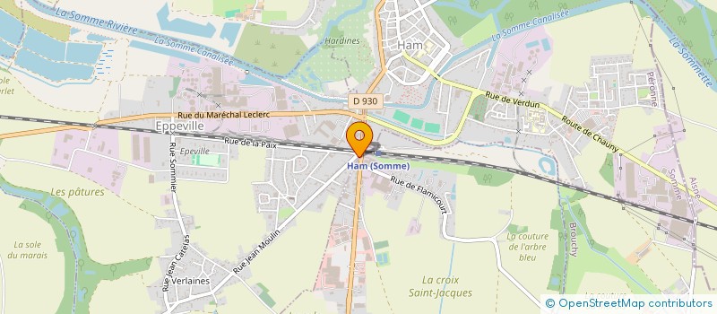 localisation de l'entreprise BOUFFLERS  EPPEVILLE