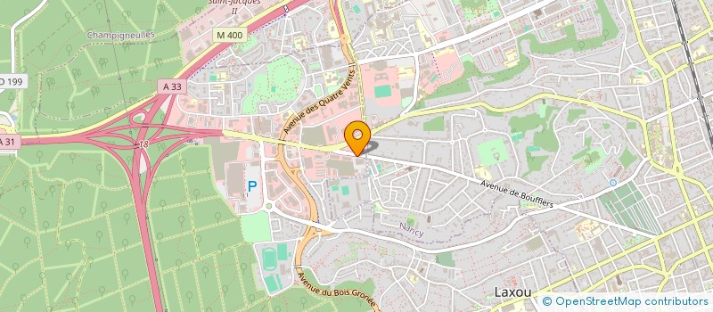 localisation de l'entreprise BOUFFLERS SAS  LAXOU